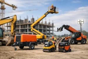 Locação de equipamentos para obra sem paradas