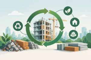 Economia circular na construção: menos desperdício