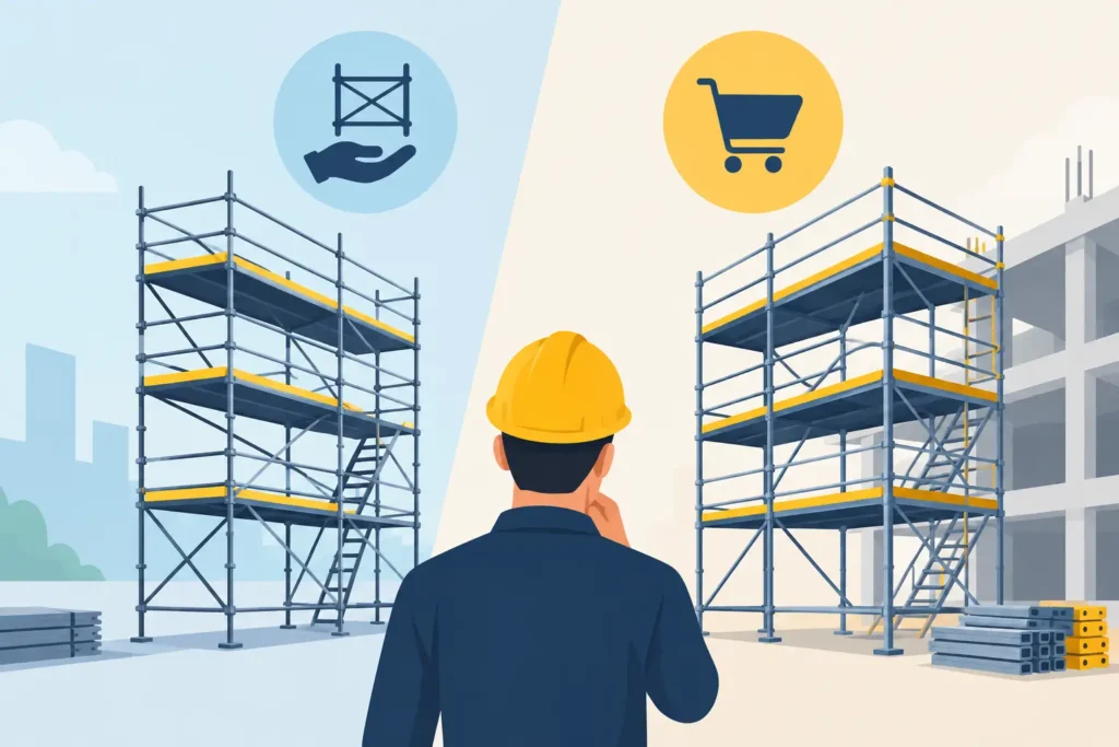 Locação ou compra de andaime: qual escolher?